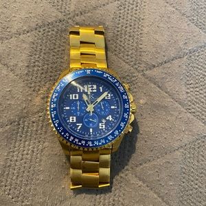 Gold and Blue adee Kaye watch